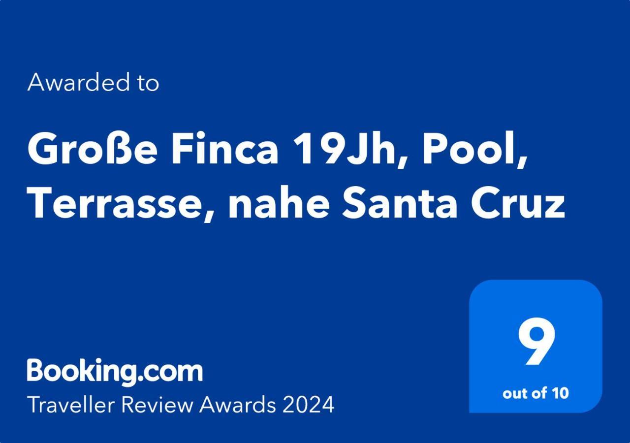 Grosse Finca 19Jh, Pool, Terrasse, Nahe Santa Cruz Santa Cruz de la Palma  Exterior foto